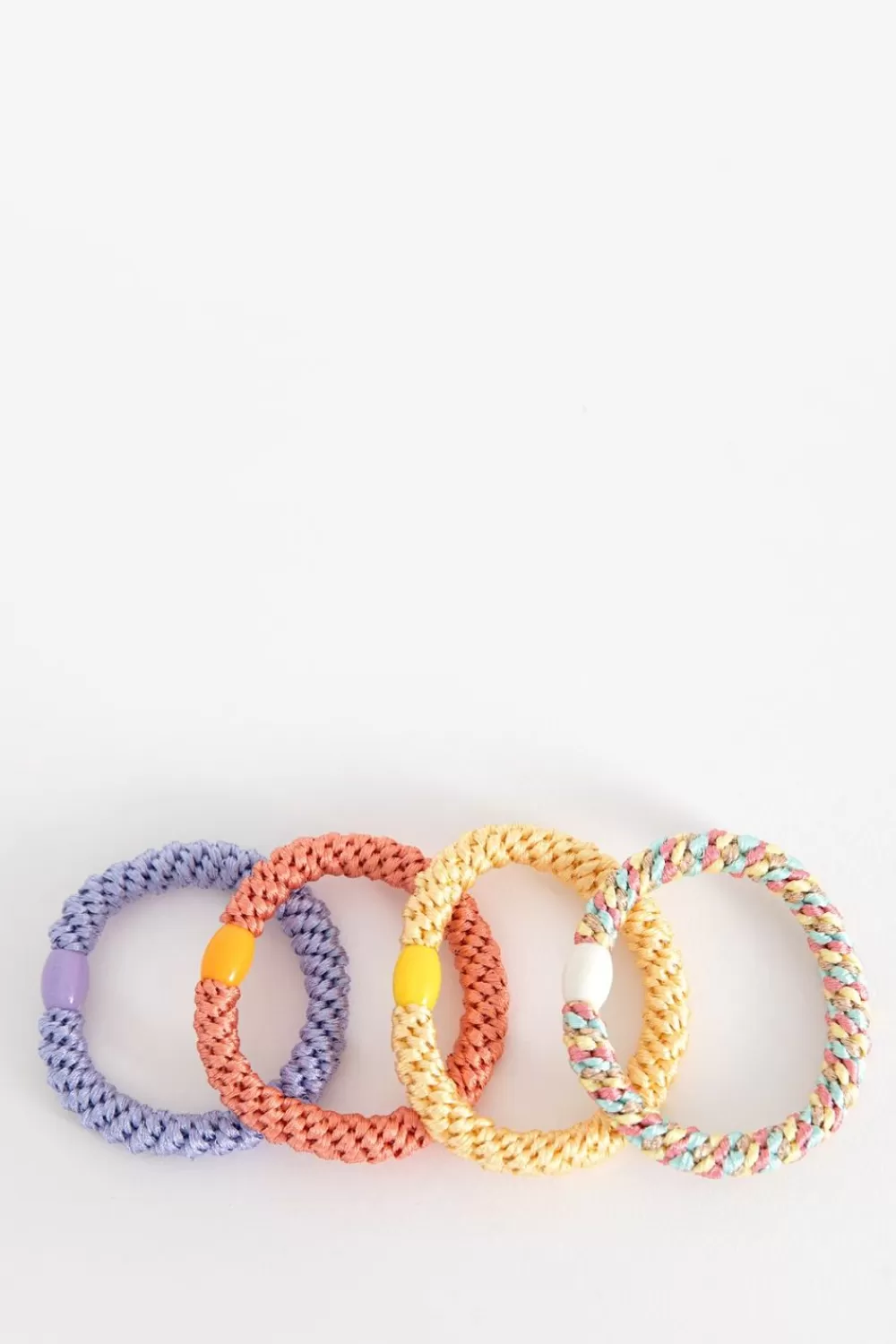 Dames Bon Dep Haar Accessoires>Kknekki Multicolour Gevlochten Haarelastieken