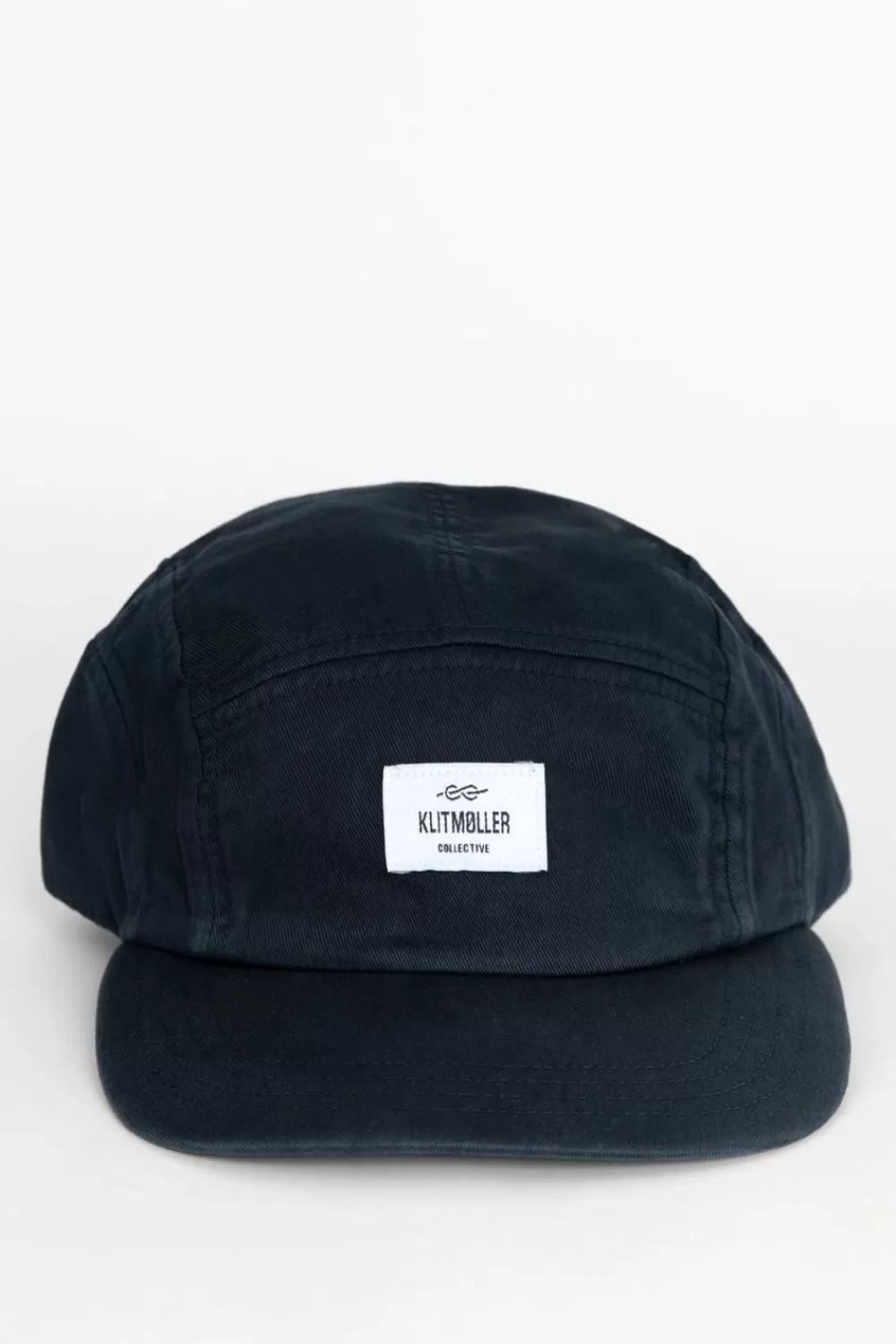 Heren Klitmøller Collective Hoeden En Petten>Klitmoller Collective Donkerblauwe Five Panel Pet