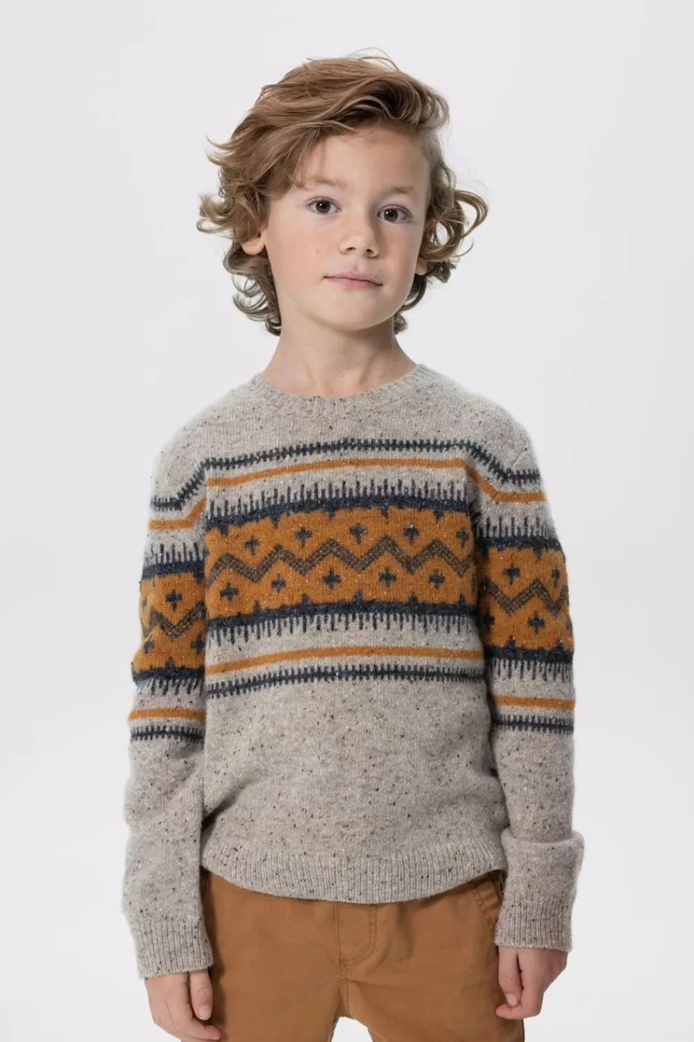 Kids Sissy-Boy Truien En Vesten>Lamswollen Jacquard Trui