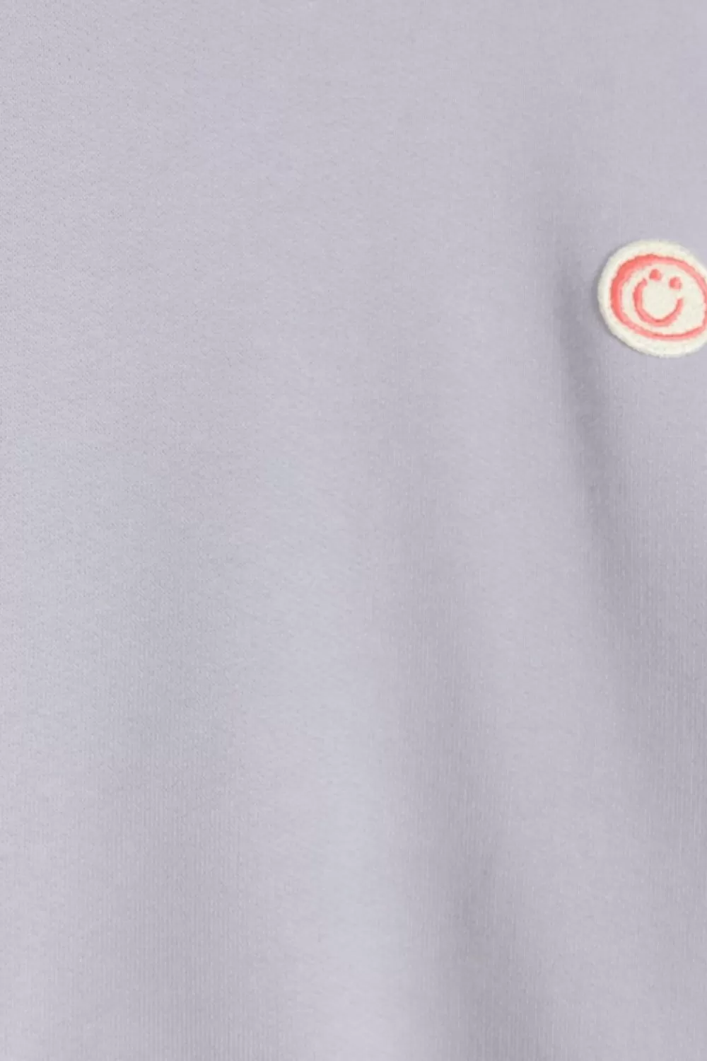Kids Sissy-Boy Truien En Vesten>Lavendel Oversized Sweater Met Ruffles En Smiley Patch