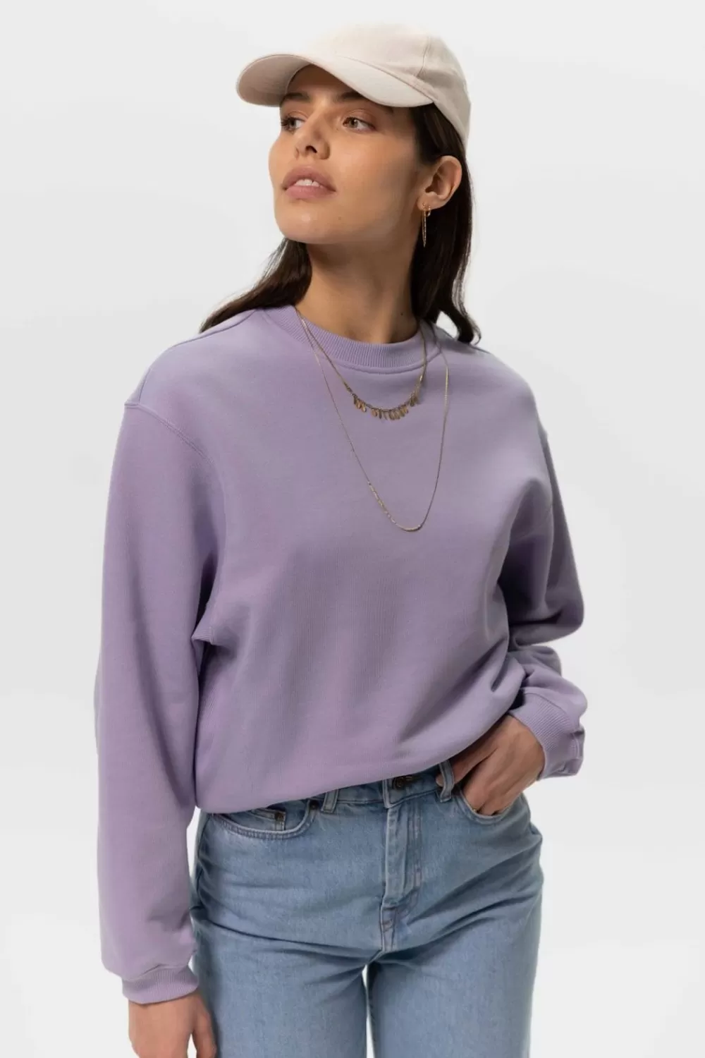 Dames Sissy-Boy Truien En Vesten>Lavendel Sweater