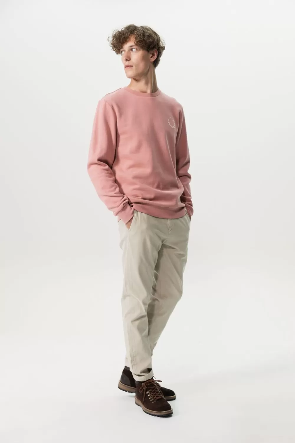 Heren Sissy-Boy Broeken>Licht Katoenen Twill Chino