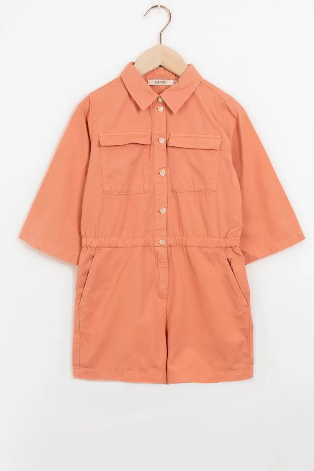 Kids Sissy-Boy Broeken>Licht Playsuit Met Driekwart Mouwen