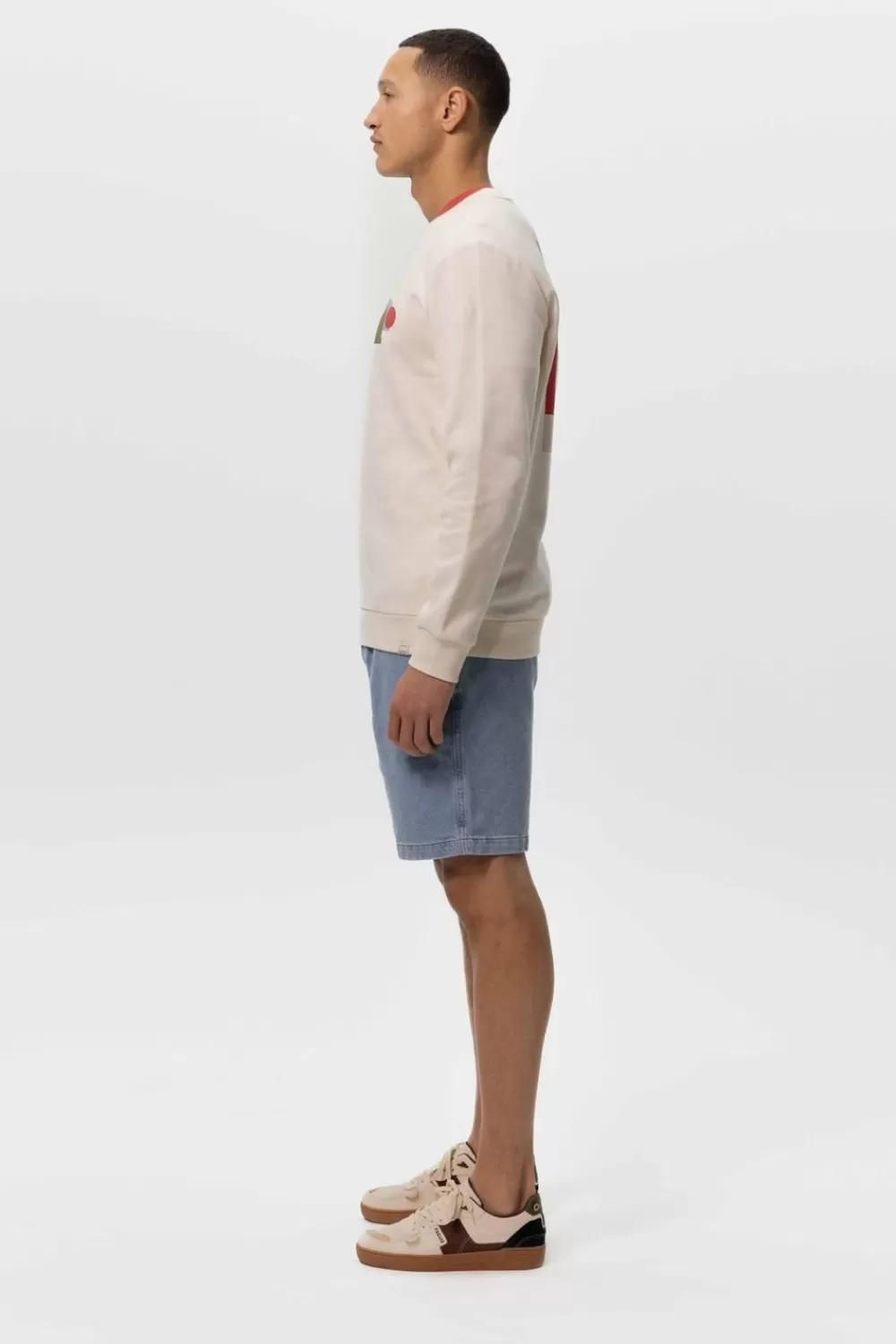 Heren Sissy-Boy Broeken>Lichtblauwe Denim Shorts
