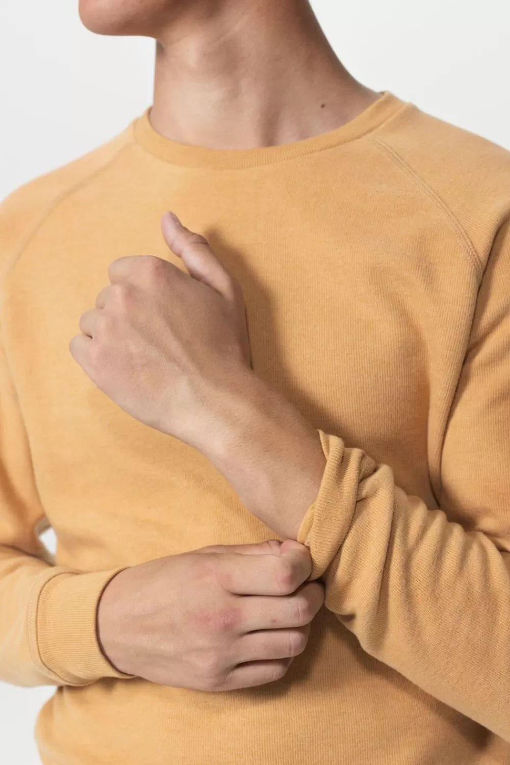 Heren Sissy-Boy Truien En Vesten>Lichtbruine Raglan Sweater