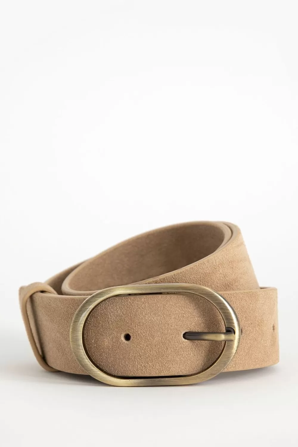 Dames Sissy-Boy Riemen>Lichtbruine Suede Riem
