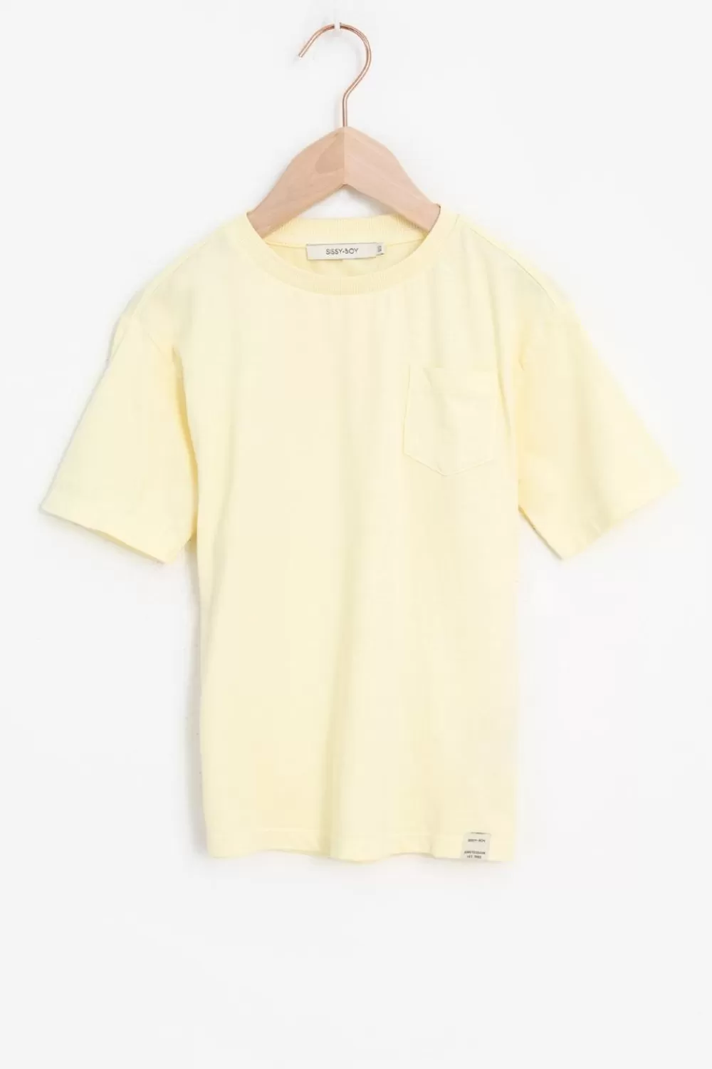 Kids Sissy-Boy T-Shirts En Polo'S>Lichtgeel Oversized T-Shirt
