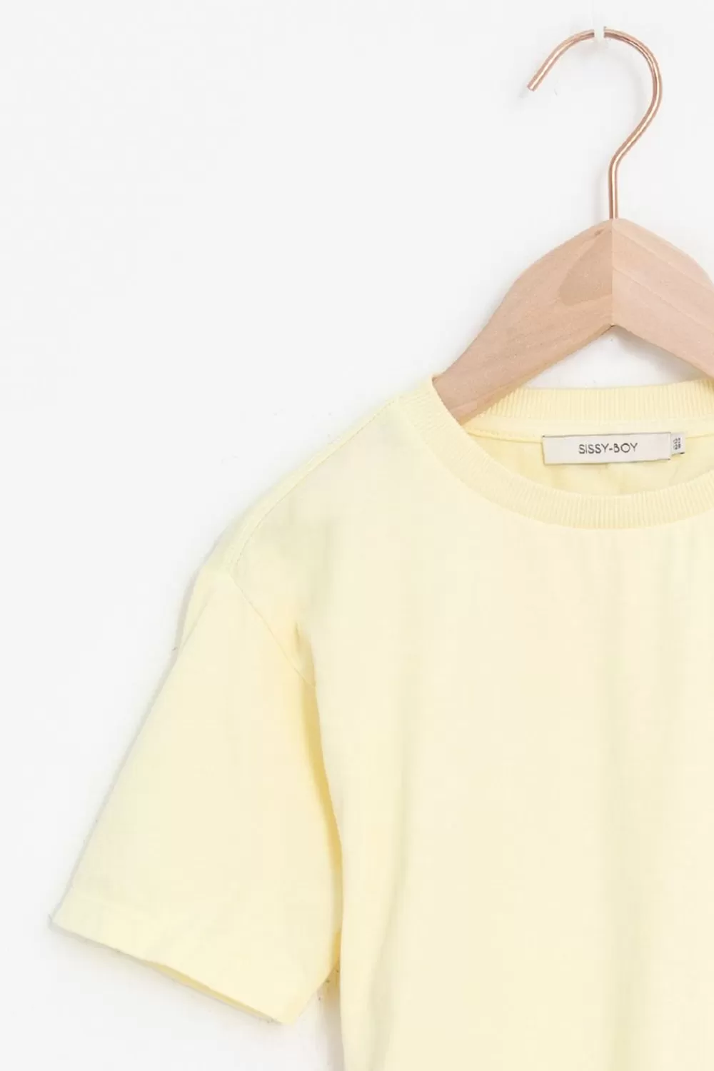 Kids Sissy-Boy T-Shirts En Polo'S>Lichtgeel Oversized T-Shirt