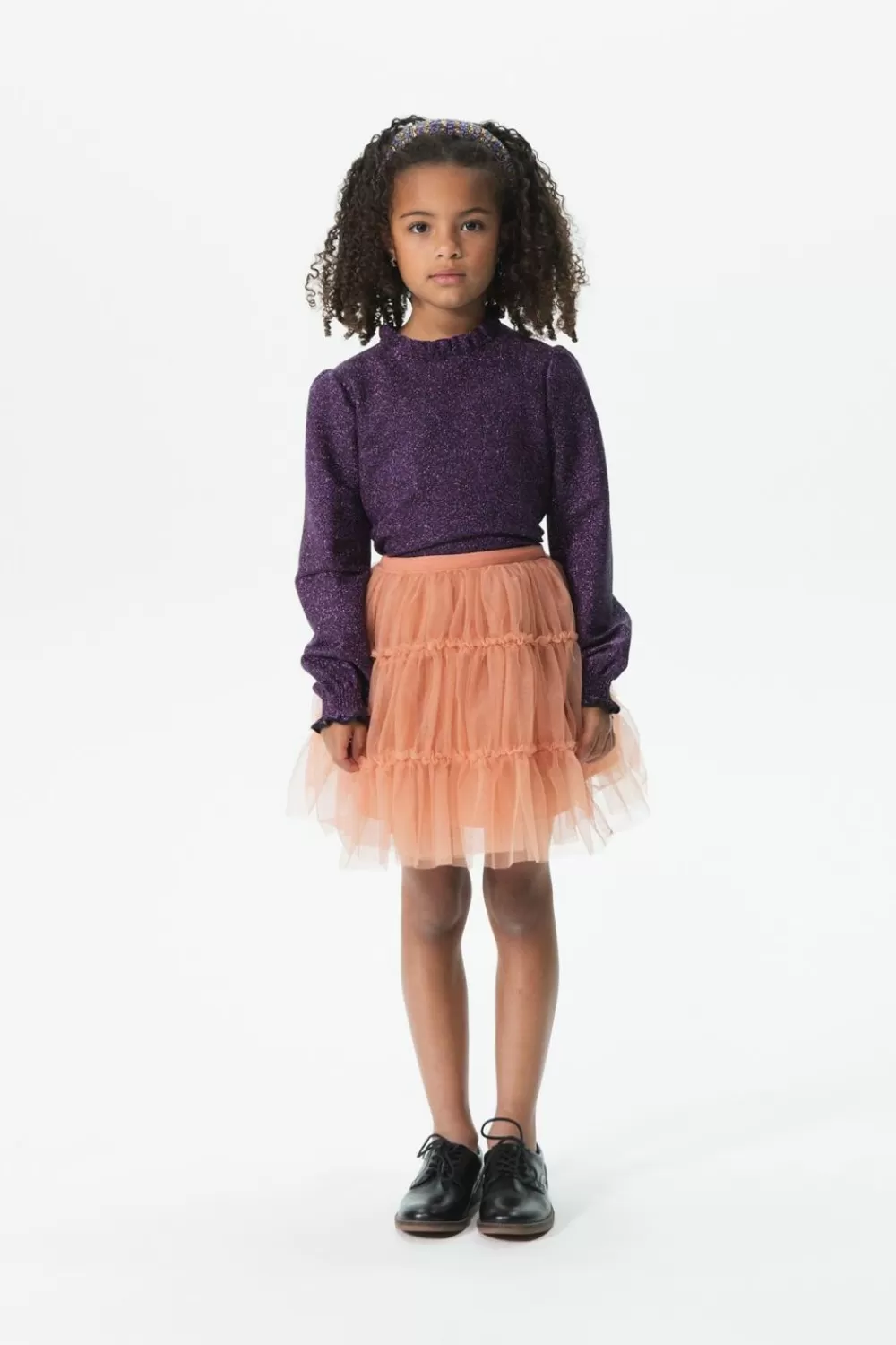 Kids Sissy-Boy Rokken>Lichtoranje Tule Rok