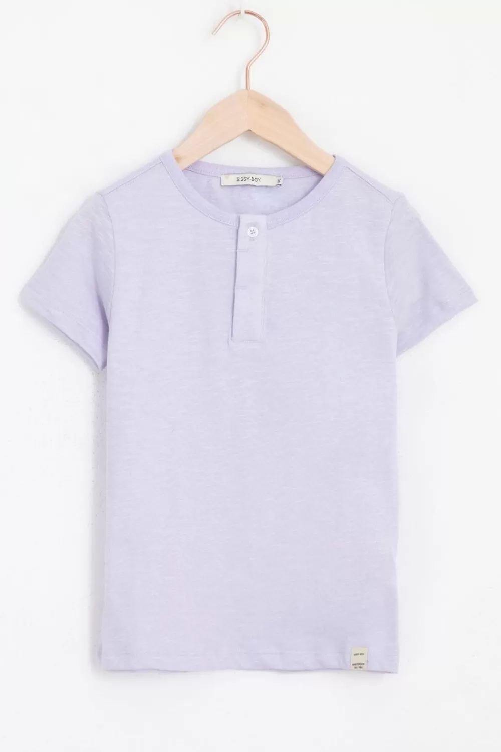 Kids Sissy-Boy T-Shirts En Polo'S>Lichtpaars Katoenen T-Shirt