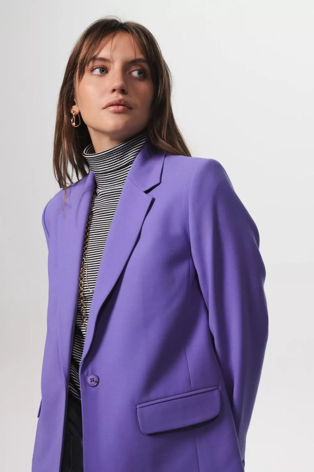 Dames Sissy-Boy Blazers, Jasjes & Gilets>Lichtpaarse Blazer