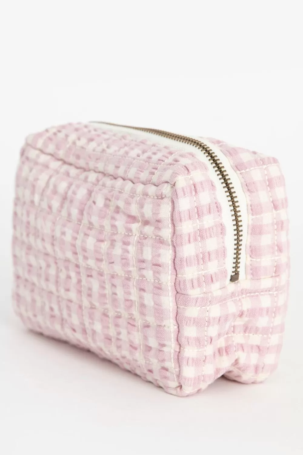 Sissy-Boy Badkameraccessoires>Lichtpaarse Geblokte Toilettas