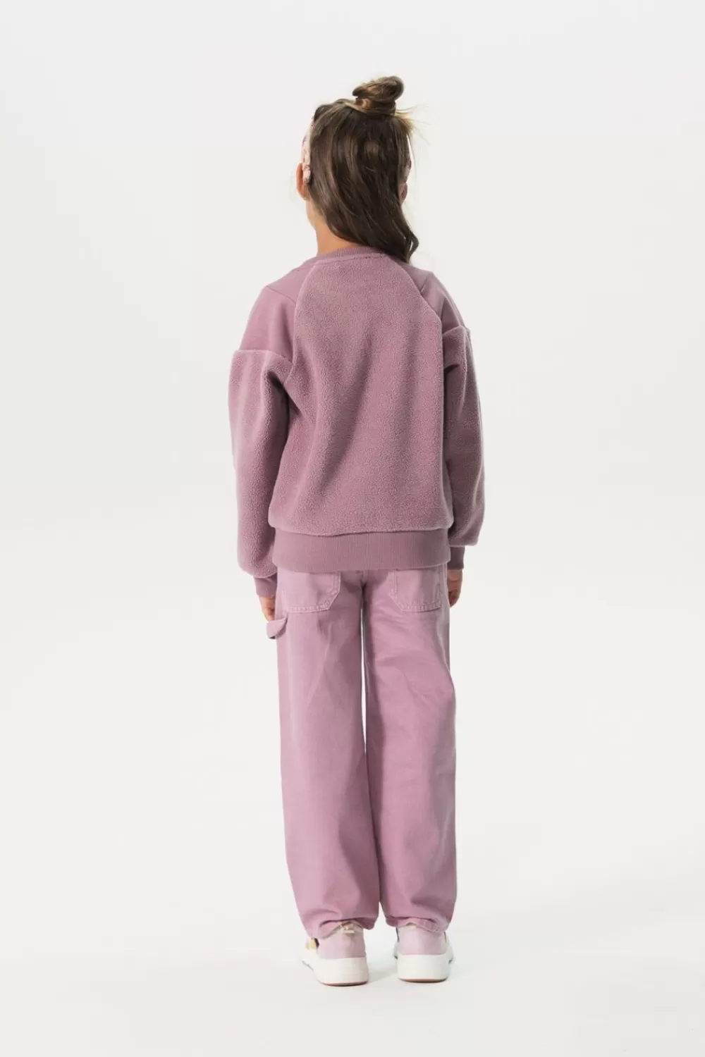 Kids Sissy-Boy Broeken>Lichtpaarse Straight Leg Cargo Broek