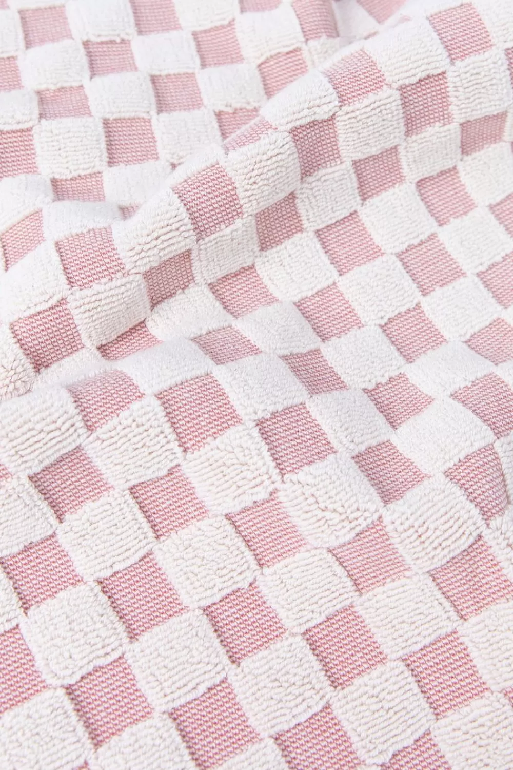 Sissy-Boy Handdoeken>Lichtroze Geblokte Gastendoek