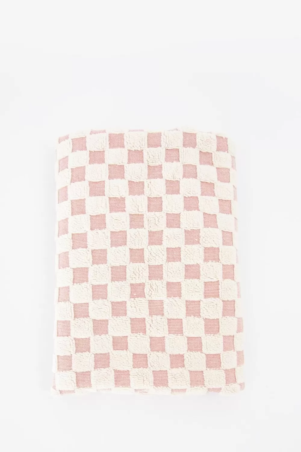 Sissy-Boy Handdoeken>Lichtroze Geblokte Handdoek