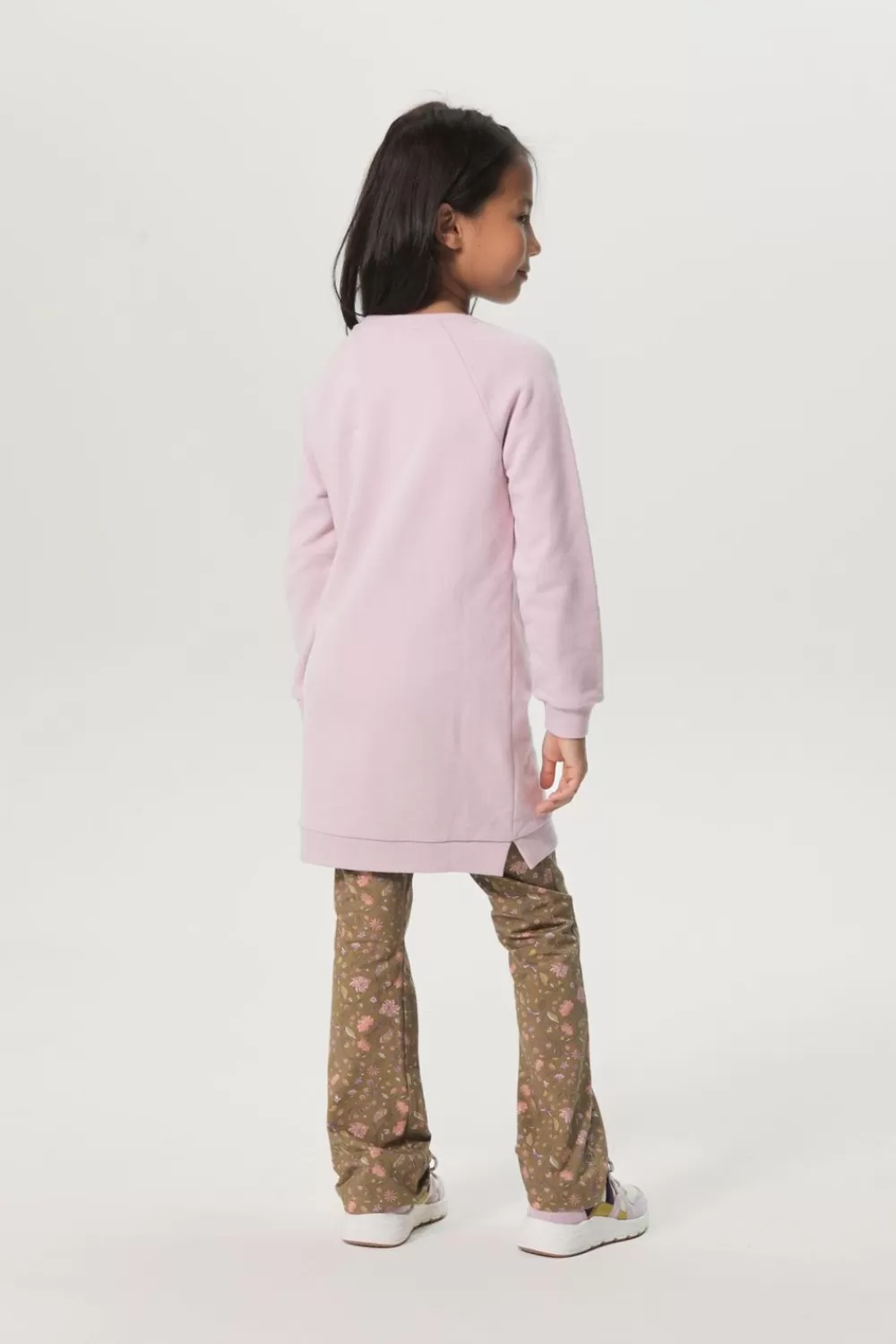 Kids Sissy-Boy Jurken>Lichtroze Sweater Jurk