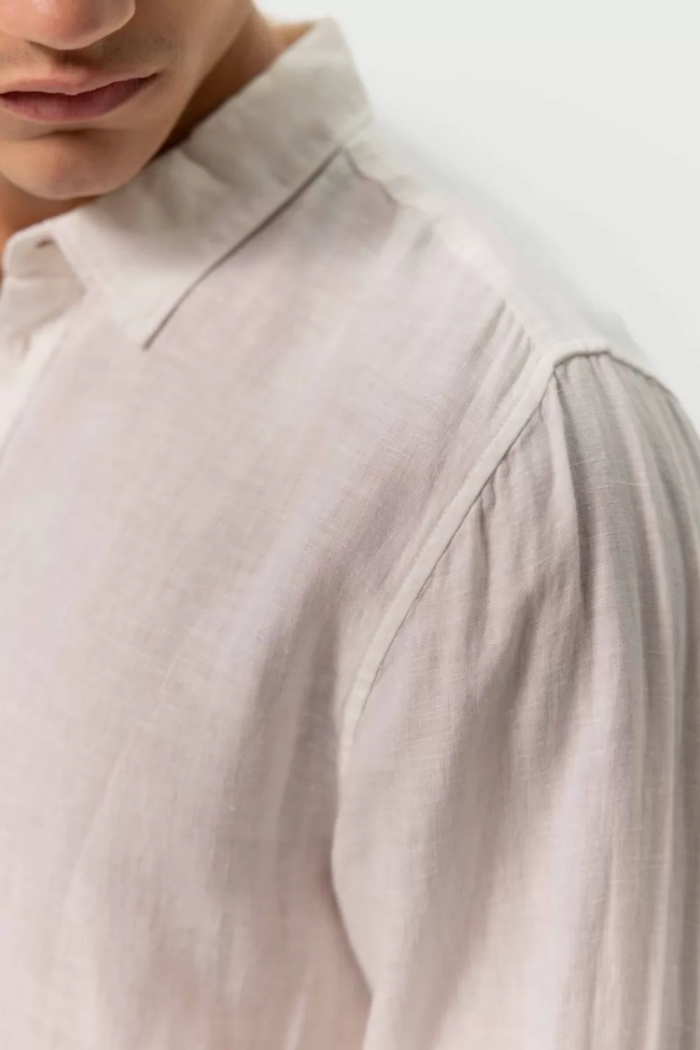Heren Sissy-Boy Overhemden>Linnen Overhemd