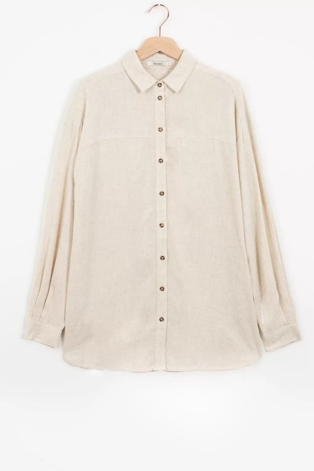 Dames Sissy-Boy Blouses>Linnen Oversized Blouse