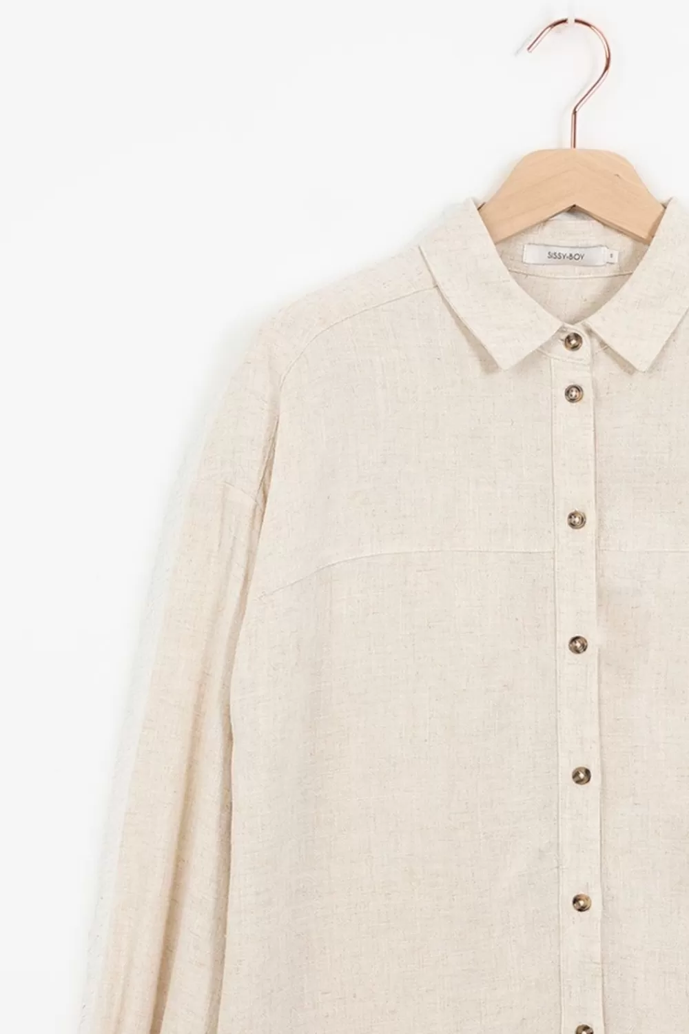 Dames Sissy-Boy Blouses>Linnen Oversized Blouse
