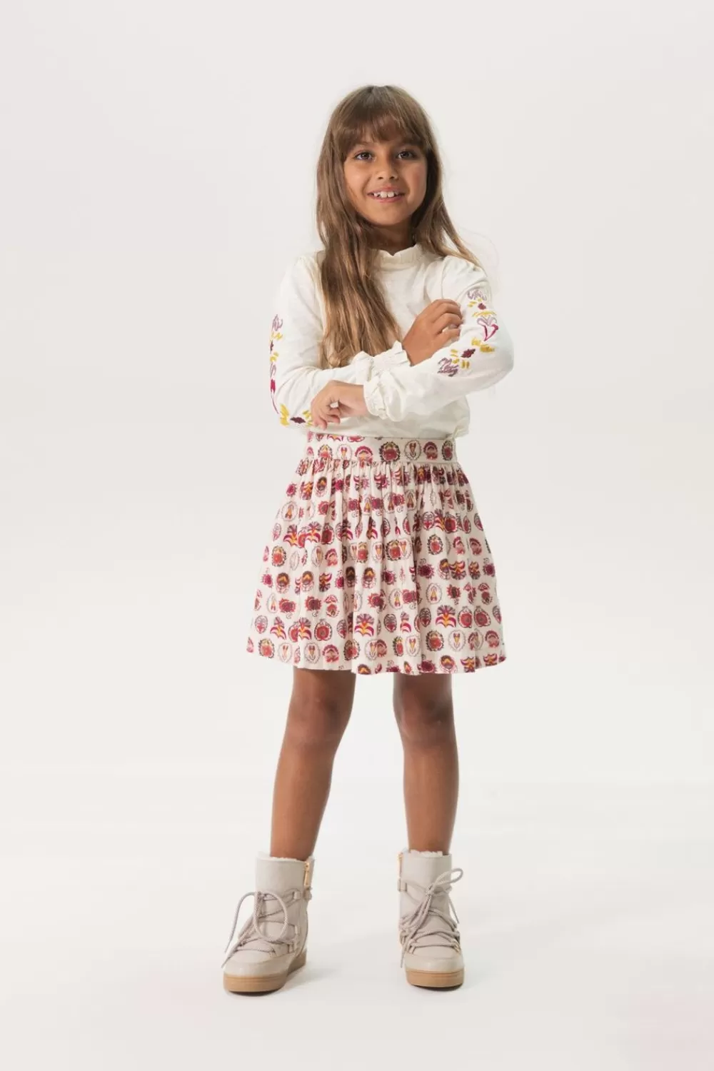 Kids Sissy-Boy T-Shirts En Tops>Longsleeve T-Shirt Met Embroidery