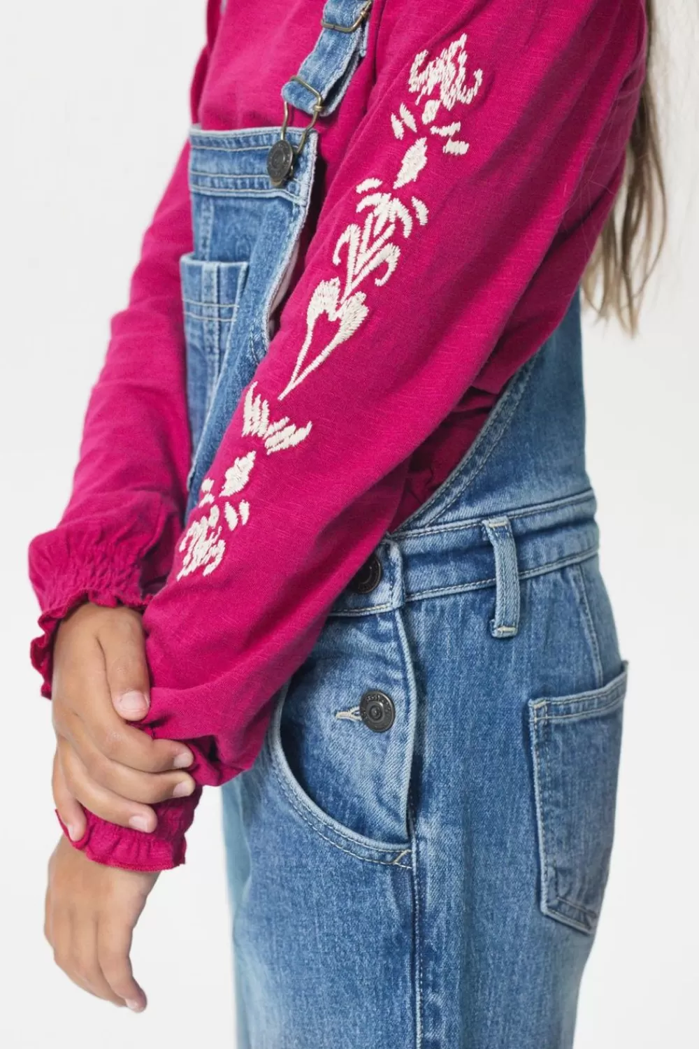 Kids Sissy-Boy T-Shirts En Tops>Longsleeve T-Shirt Met Embroidery