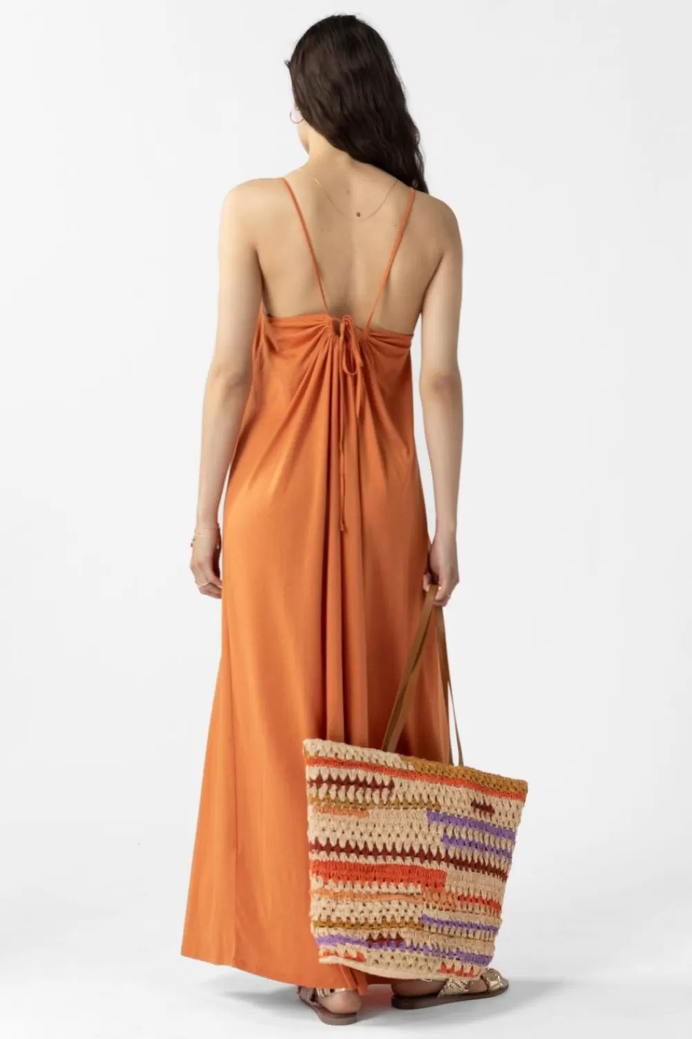 Dames Sissy-Boy Jurken>Maxi Jurk Met Spaghetti Bandjes