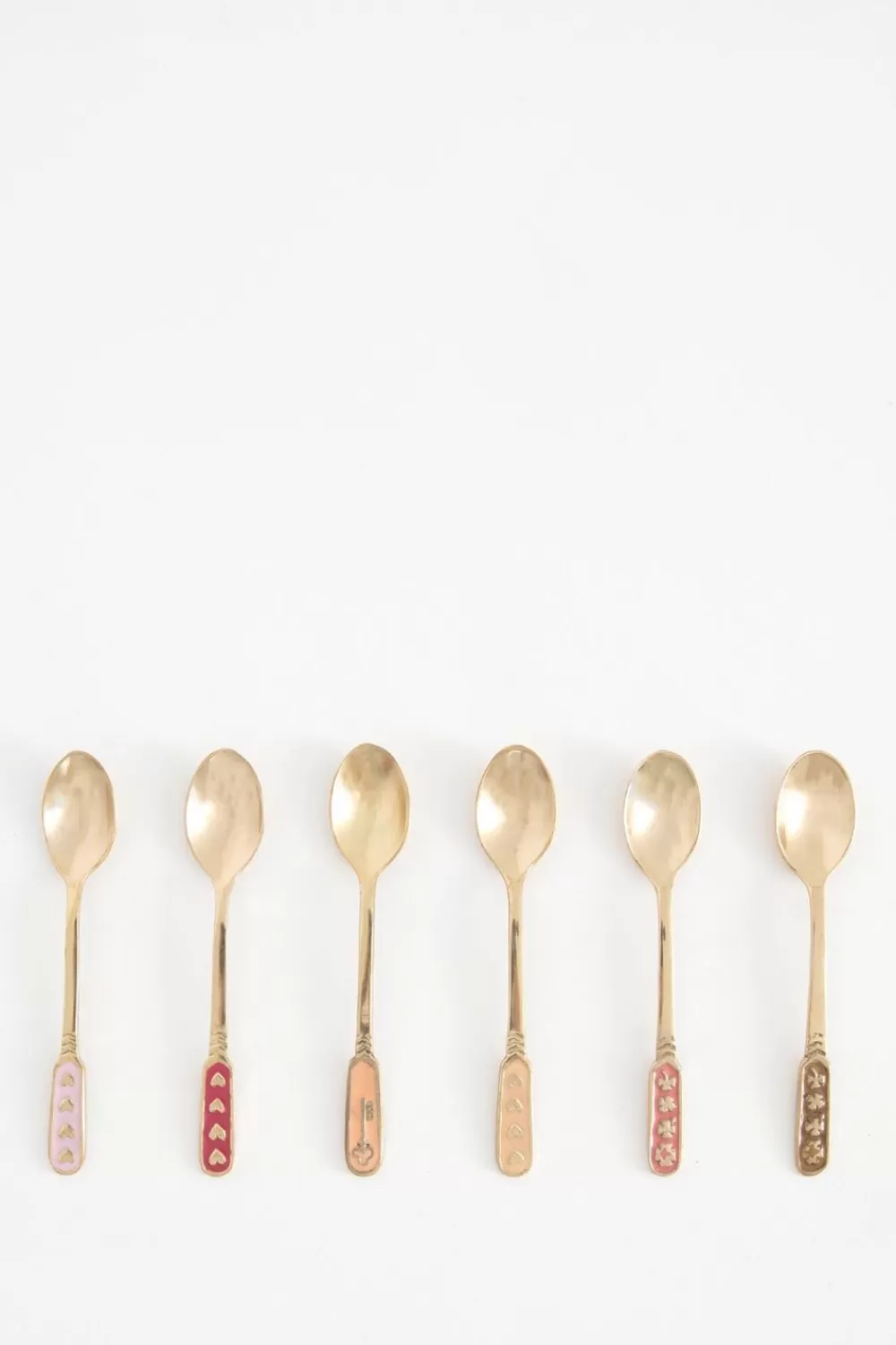 Sissy-Boy Bestek>Messing Theelepels Met Hartjes