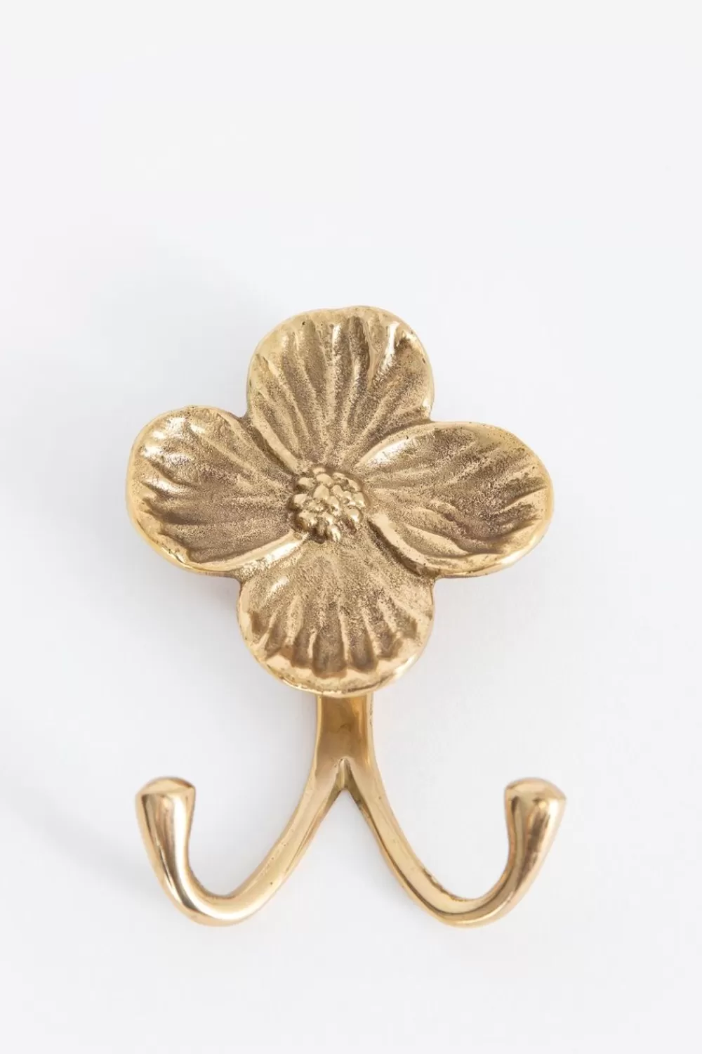 Sissy-Boy Woonaccessoires>Messing Wandhaak Bloem
