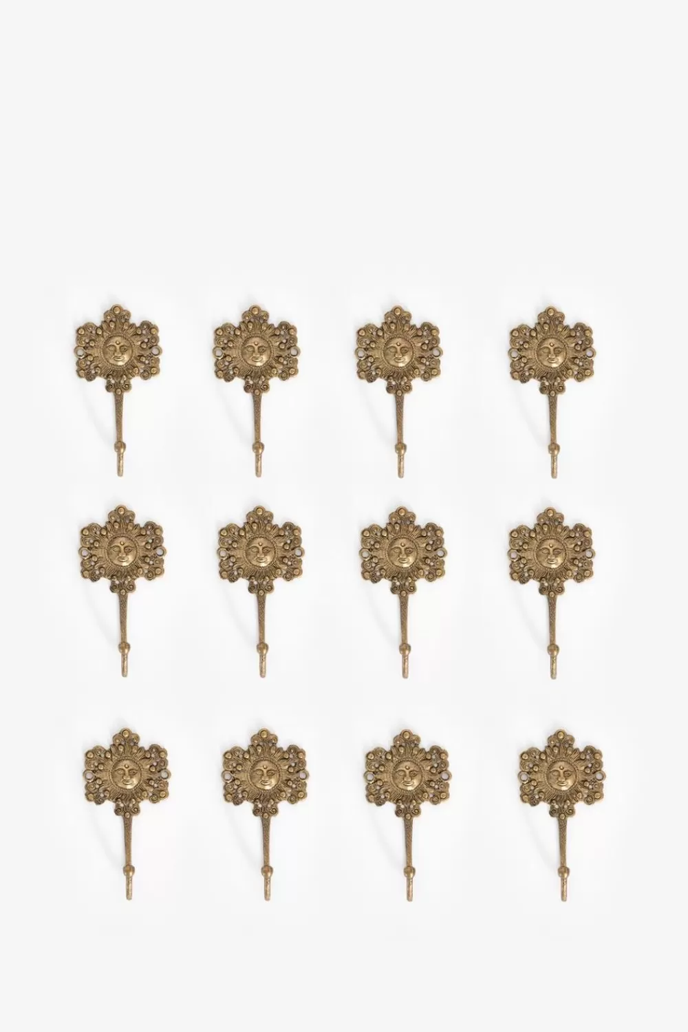 Sissy-Boy Woonaccessoires>Messing Wandhaak Sunflower