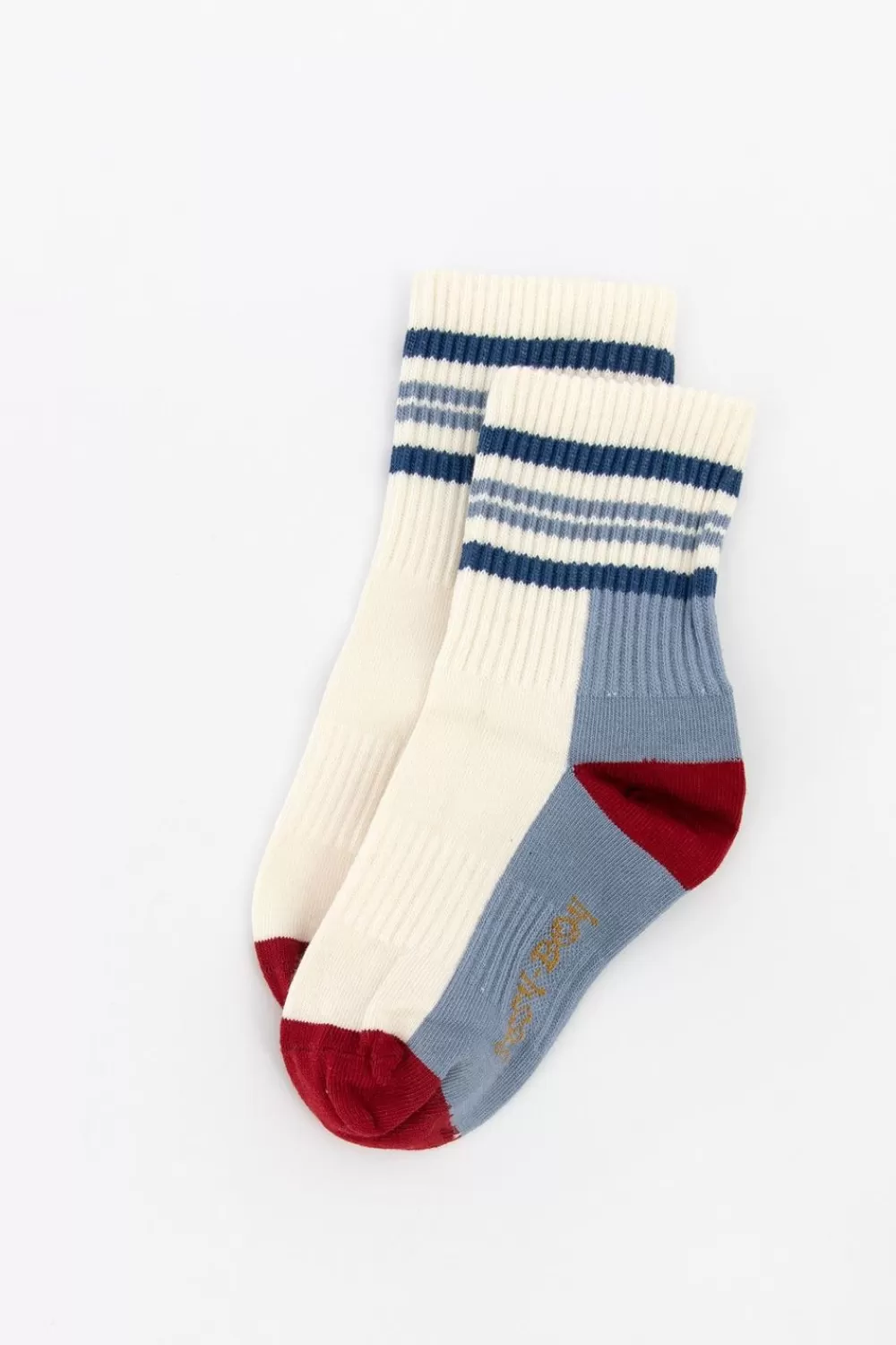 Kids Sissy-Boy Accessoires>Met Blauwe Colourblock Sokken