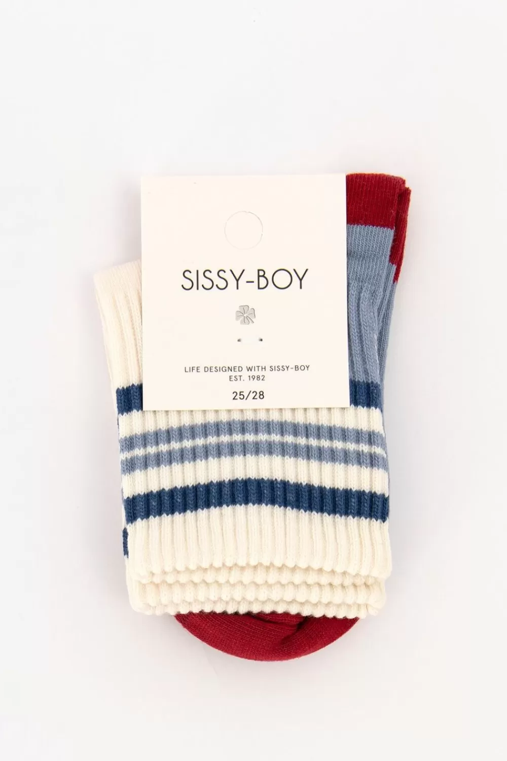 Kids Sissy-Boy Accessoires>Met Blauwe Colourblock Sokken