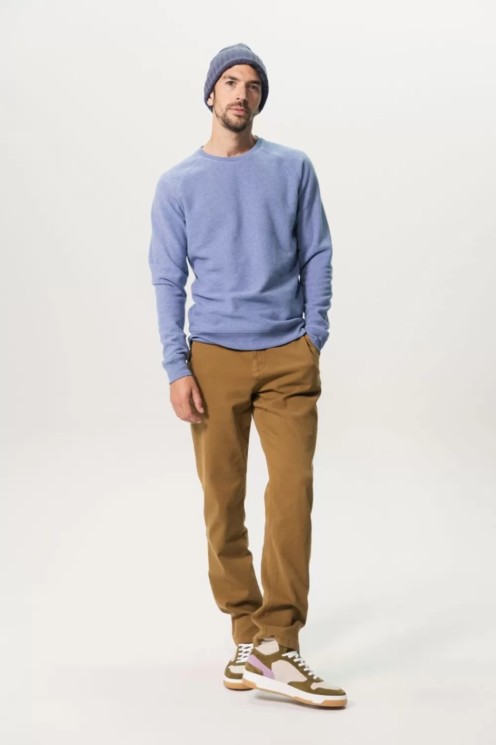 Heren Sissy-Boy Broeken>Mosterd E Canvas Chino