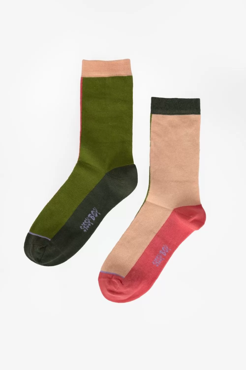 Dames Sissy-Boy Sokken En Panty'S>Multicolour Colourblock Sokken