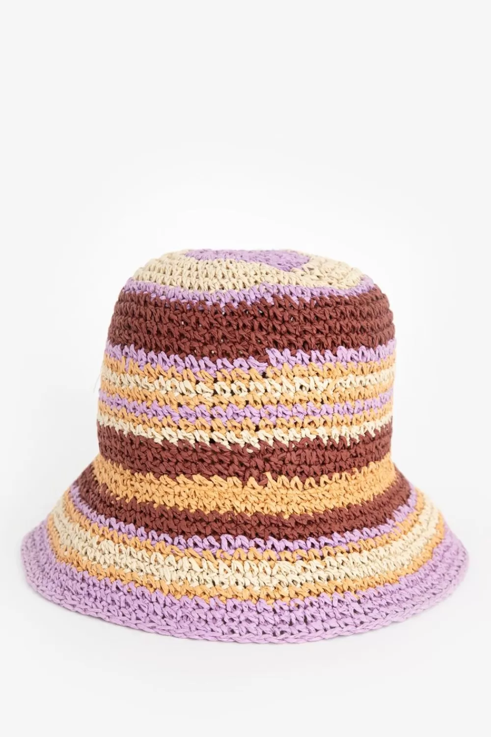 Dames Sissy-Boy Hoeden En Petten>Multicolour Gestreepte Rieten Hoed