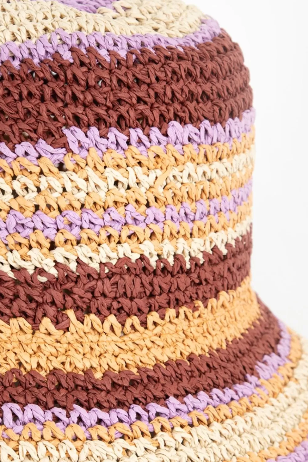 Dames Sissy-Boy Hoeden En Petten>Multicolour Gestreepte Rieten Hoed