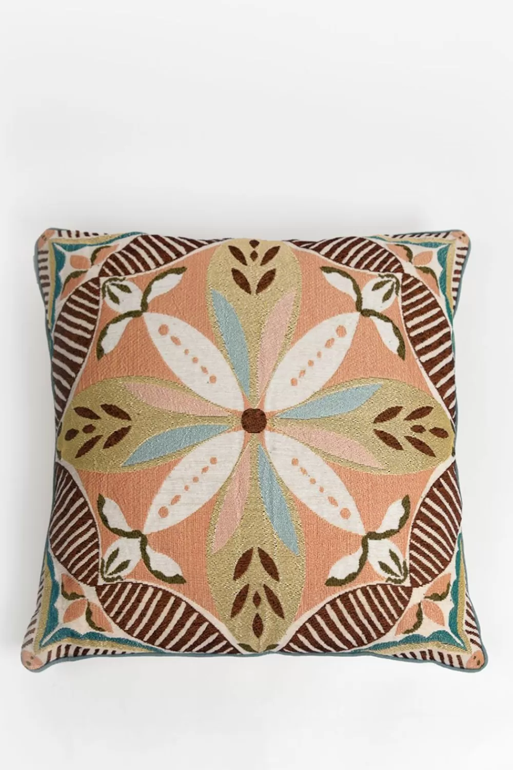 Sissy-Boy Kussens>Multicolour Jacquard Kussen Met Bloemen