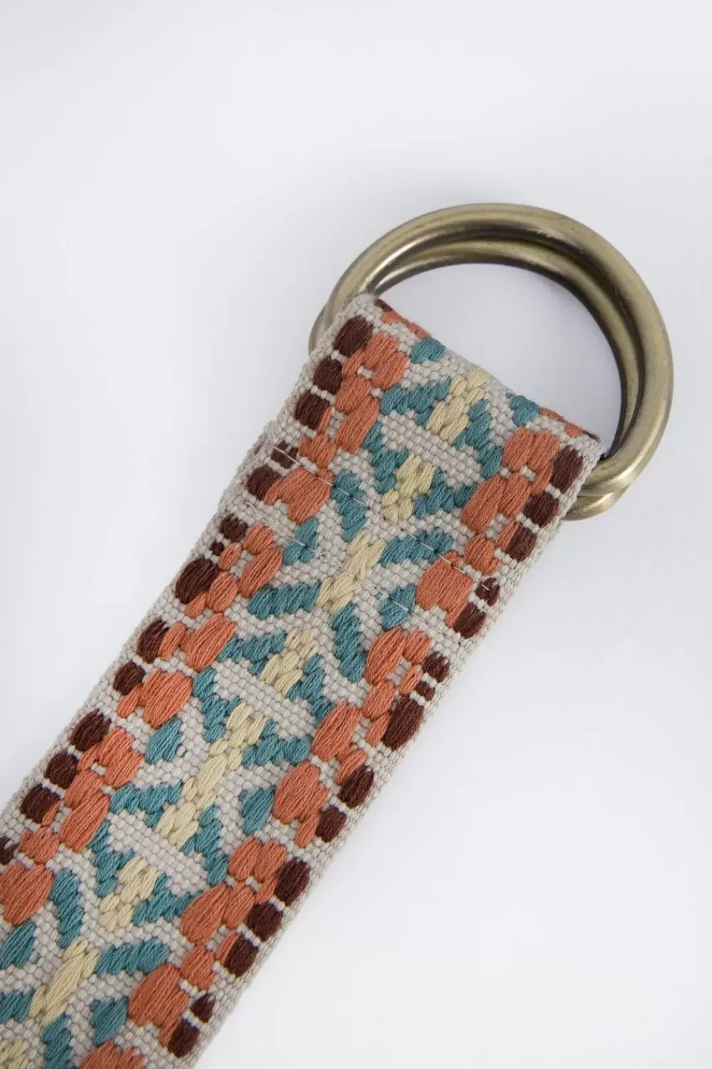 Dames Sissy-Boy Riemen>Multicolour Jacquard Riem Met D-Ring