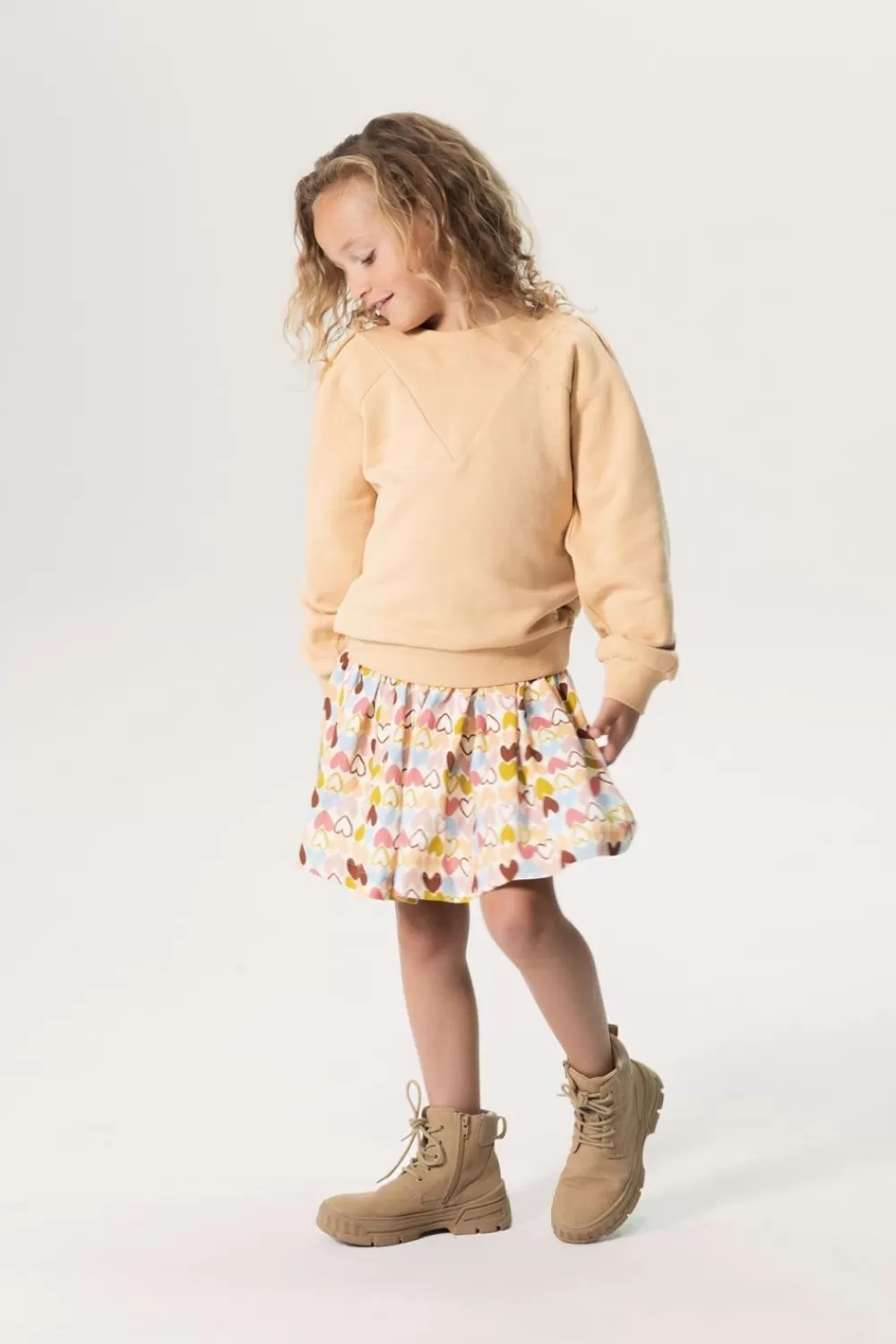 Kids Sissy-Boy Rokken>Multicolour Rok Met Hartjesprint
