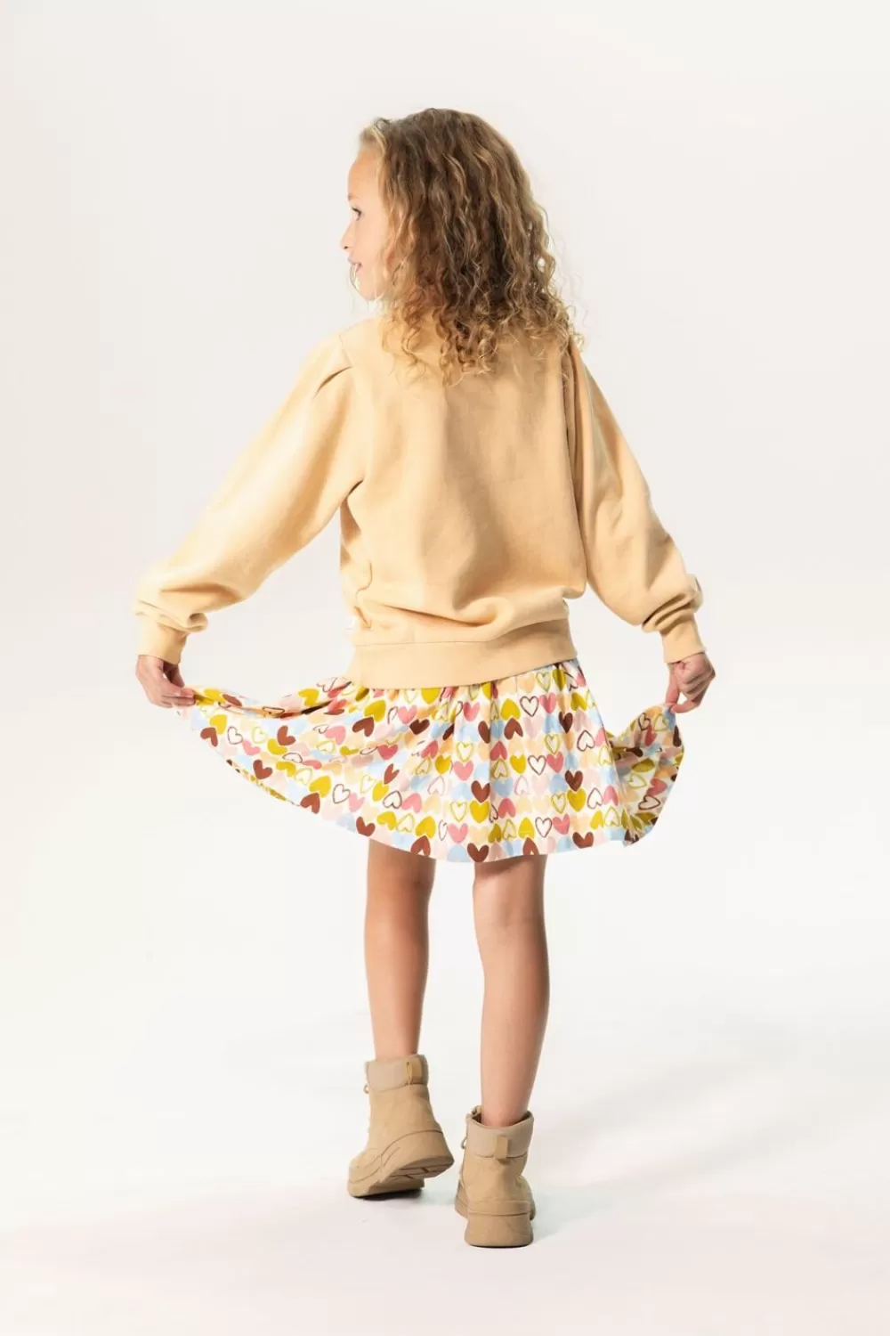 Kids Sissy-Boy Rokken>Multicolour Rok Met Hartjesprint