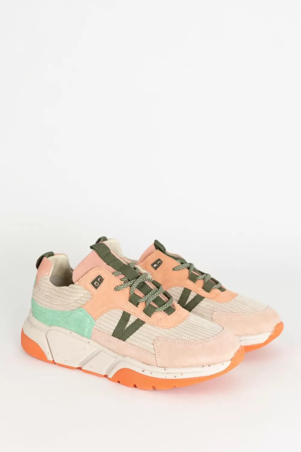 Dames Sissy-Boy Schoenen>Multicolour Suede Sneakers Met Details