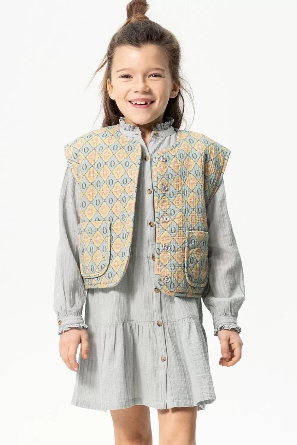Kids Sissy-Boy Blazers, Jasjes & Gilets>Multicolour Teddy Gilet Reversible