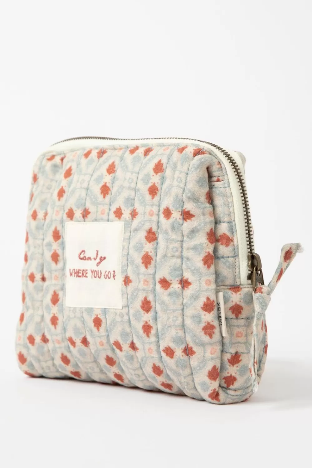 Sissy-Boy Badkameraccessoires>Multicolour Toilettas Met Print En Tekst