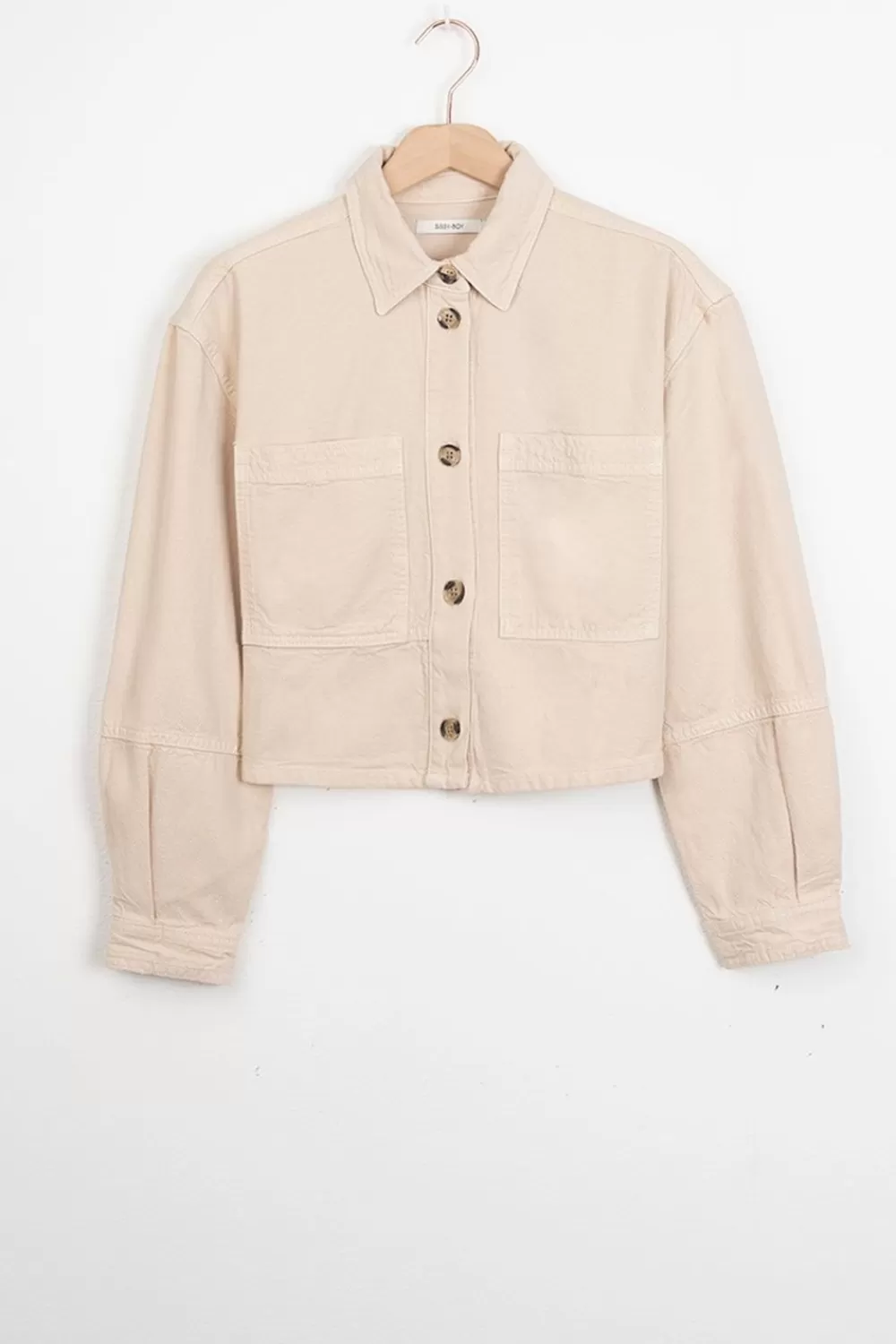 Dames Sissy-Boy Blazers, Jasjes & Gilets>Off-White Cropped Denim Jasje