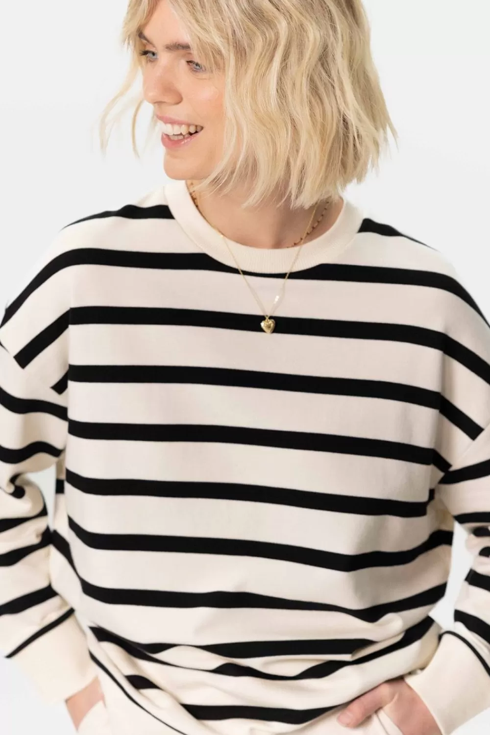 Dames Sissy-Boy Truien En Vesten>Off-White Oversized Gestreepte Sweater