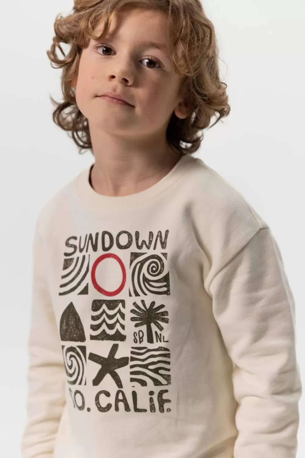 Kids Sissy-Boy Truien En Vesten>Off-White Sweater Met Groene Print
