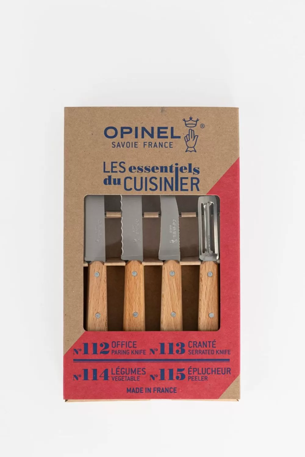 Opinel Bestek> 4-Delige Keukenset Les Essentiels Naturel
