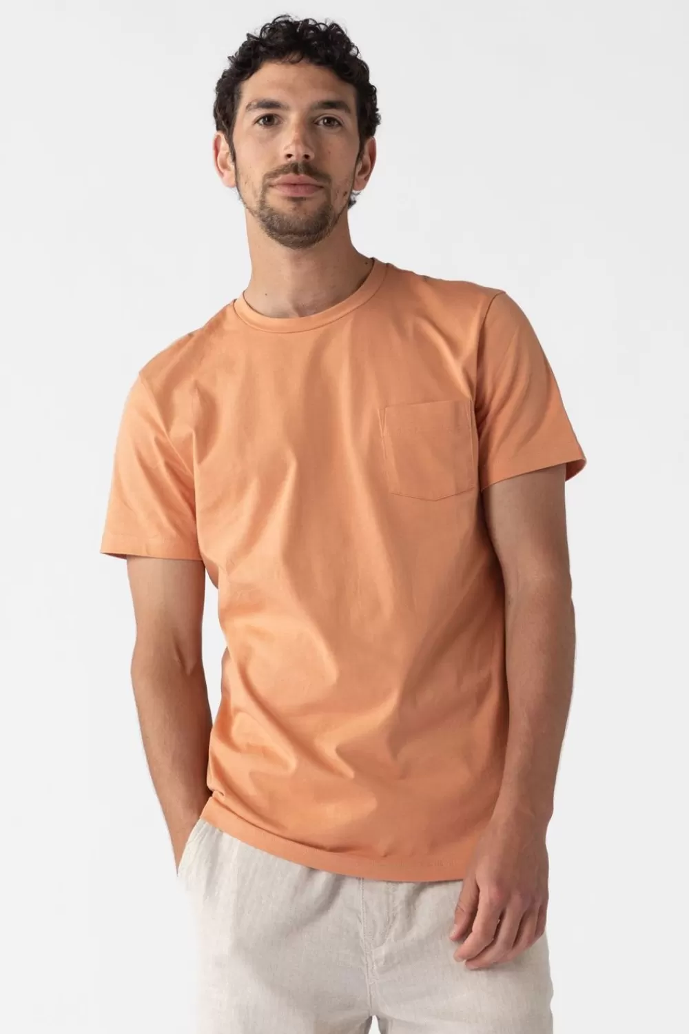 Heren Sissy-Boy T-Shirts>Oranje Basic T-Shirt