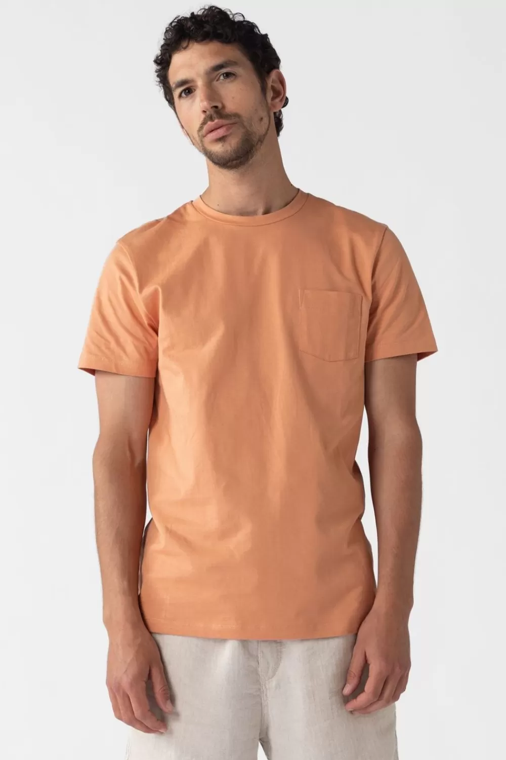 Heren Sissy-Boy T-Shirts>Oranje Basic T-Shirt