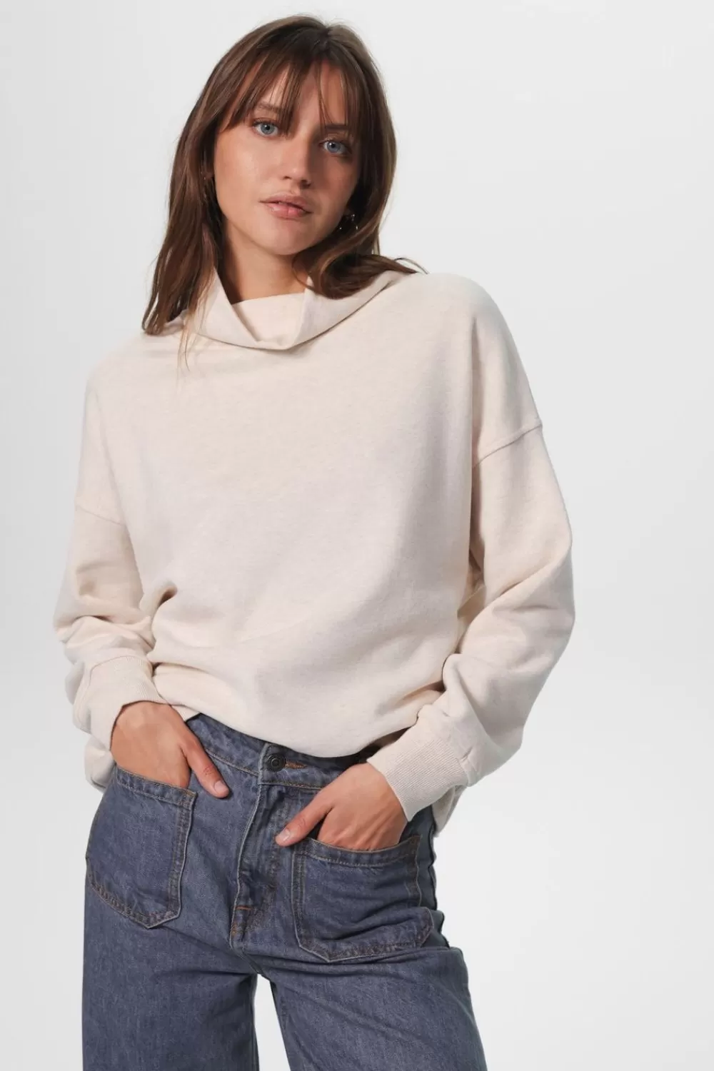 Dames Sissy-Boy Truien En Vesten>Oversized Sweater Met Col