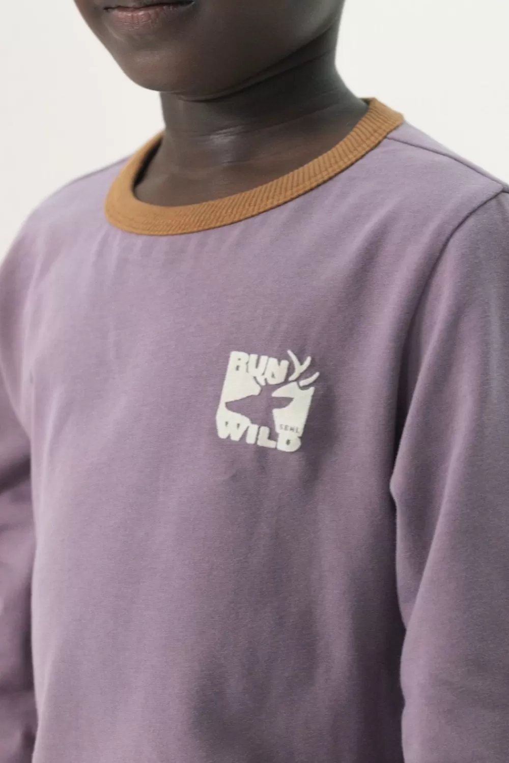 Kids Sissy-Boy T-Shirts En Polo'S>Paars Longsleeve T-Shirt Met Print